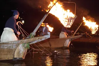 Cormorant Fishing on the Nagara River in Gifu