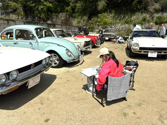 お釜でGO!!　くらしっくかーを描こう！