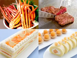 All-You-Can-Eat Snow Crab and Melon Sweets: Delicious Hokkaido Dinner Buffet