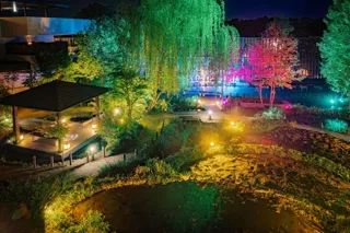 「京の里山」エリア夜間ライトアップ