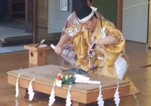 秋の例大祭・庖丁式奉納（旧神嘗祭）