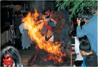 二口熊野社火渡り神事