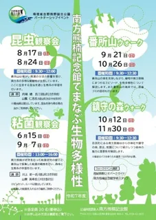 Biodiversity Learning Walk in the Guardian Forest at the Nankai Kumagusu Memorial Museum