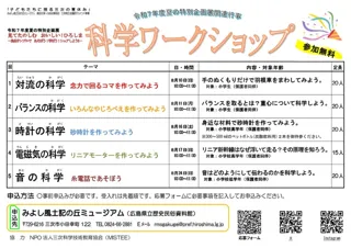 科学ワークショップ「音の科学　糸電話であそぼう」