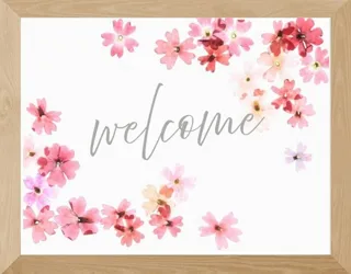 Collage Making with Pressed Flowers