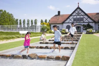 Water play flowing in 'Seiragi Small River'