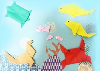 リーガロイヤルホテル 夏休みワークショップ　折り紙で作る！オリジナル水族館