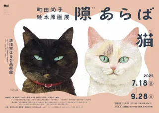 Whenever there's a chance, a cat: Nao Michida's Picture Book Original Illustration Exhibition