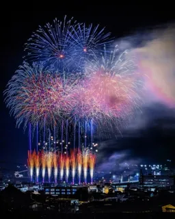 Chikuma River Riverside Cool Evening Fireworks Festival