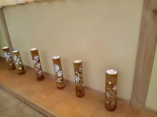 Bamboo Lantern Making Experience in Nagano Village