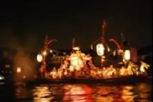Takeru Shrine Ship Happiness Festival Fireworks