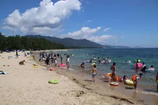 [Swimming] Amanohashidate Beach