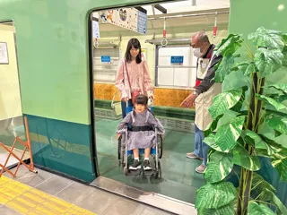 バリアタウンで車いす体験！（9月）