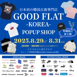 Japan's First Specialty Store for Vintage Korean Clothing 'GOODFLAT-KOREA' @ Tonalie Tsukuba Square