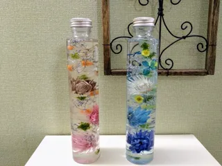 みどりの杜ショップhananaワークショップ「お花が動かないハーバリウム作り」