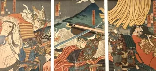 Utagawa Kuniyoshi "The World of Panoramic Nishikie"