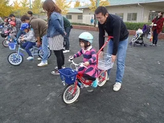 補助輪卒業！自転車乗り方教室