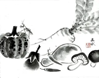 「水墨画1日体験」ワークショップ