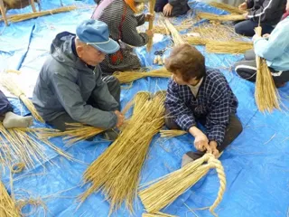 正月飾りつくり