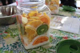 秋の手作り酵素シロップ作り