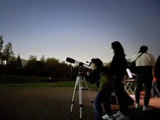 けいはんな子ども天文クラブ天体観望会～環のない土星～