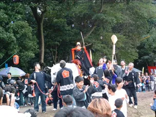 梅山八幡神社　稚児流鏑馬