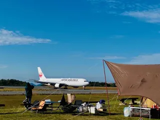 今だけ！ここだけ！空港キャンプ！