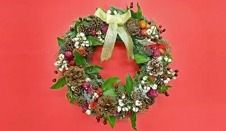 創作教室　クリスマスリース