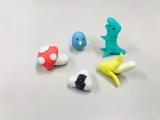 粘土で消しゴムをつくろう