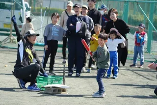 親子キャッチボール教室