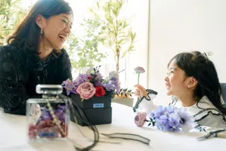 ファンタジーキッズフラワーアレンジメントワークショップ with ANNA SUI mini