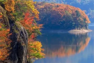 【紅葉・見ごろ】聖湖