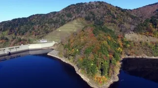 【紅葉・見ごろ】上ノ国ダム