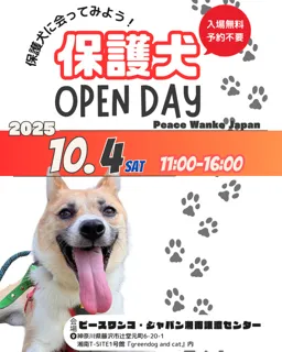 保護犬OPEN DAY