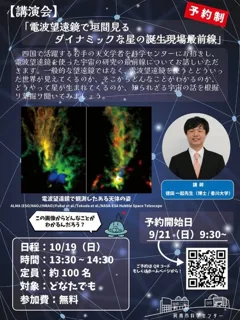 電波望遠鏡で垣間見るダイナミックな星の誕生現場最前線