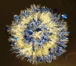 科学教室「光ファイバークリスマスリース」