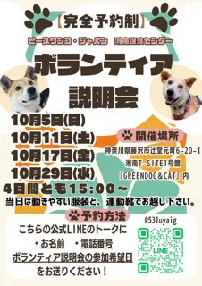 保護犬ボランティア説明会