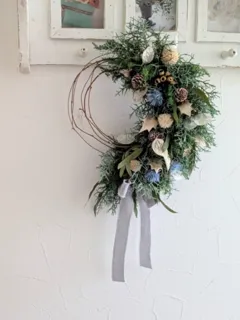 ドライフラワー教室「森の聖夜」