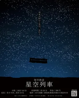 旧月潟駅発　架空鉄道　星空列車
