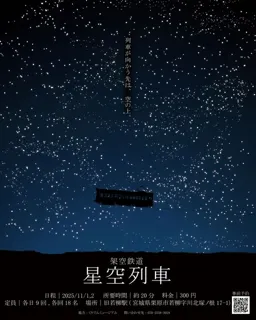 旧若柳駅発　架空鉄道　星空列車