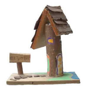 児童センター工作室 木の家をつくろう(11月)