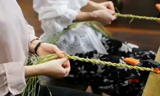 しめ飾りづくりワークショップ