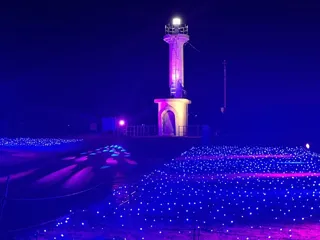 飯岡灯台 恋するライトアップ2025