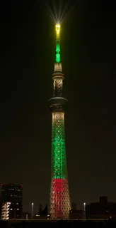 東京スカイツリークリスマス特別ライティング