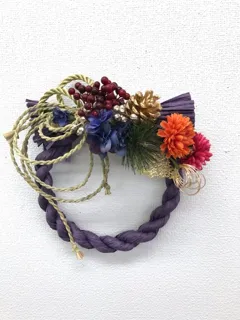 キッズフローリスト体験ー行事と花「しめ縄作り」