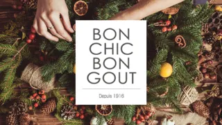 ナチュラルクリスマスリース制作体験　BON CHIC BON GOUT