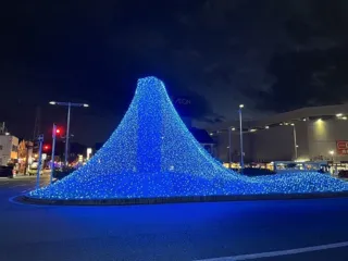 石和温泉駅前通りイルミネーション
