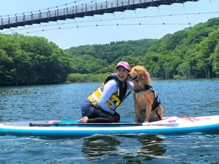 DOG SUP & ピックルボール体験 in 須磨ヨットハーバー