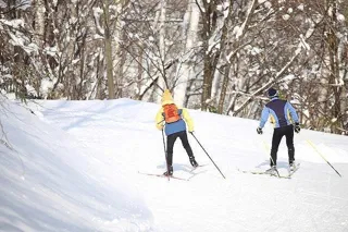 歩くスキー100kmコンペ