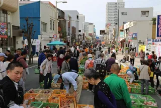 秋の大通り 宿場まつり